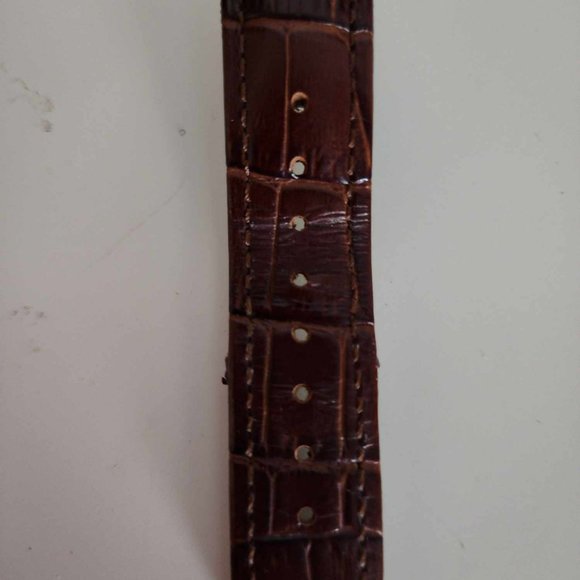 EUC Egard Sapphire Water Resistance with Stainless Steel and Leather - Picture 7 of 8
